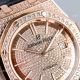 Full Diamonds Audemars Piguet Royal Oak 15400 Rose Gold Automatic Watch 41mm Replica (3)_th.jpg